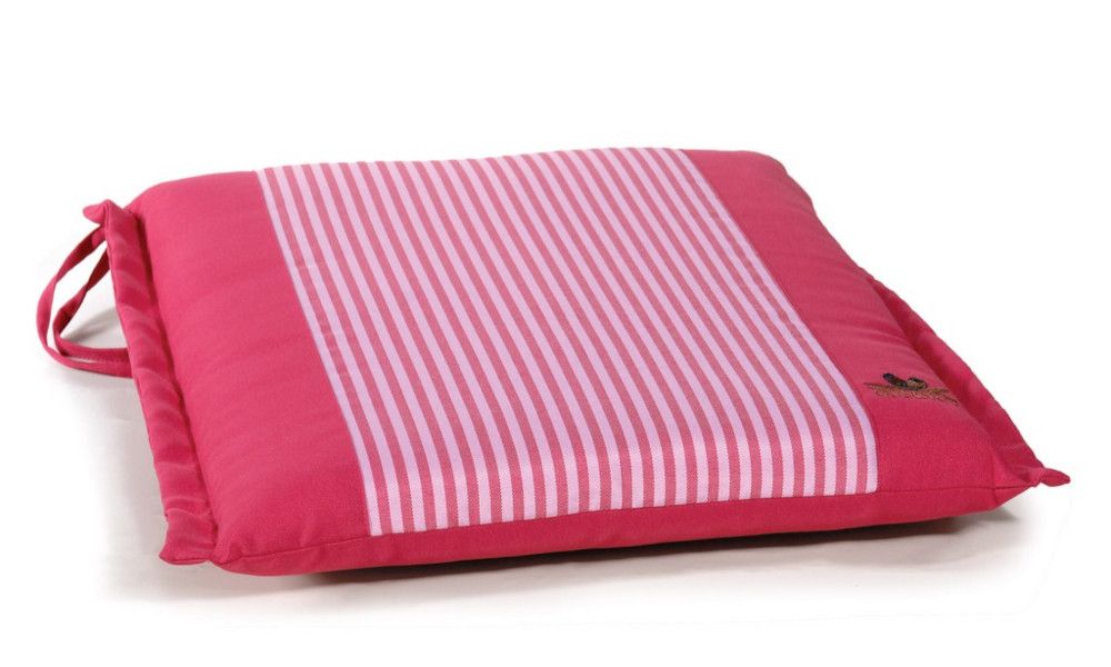 Pink Stripes Μαξιλάρι Κάθισμα 40x43