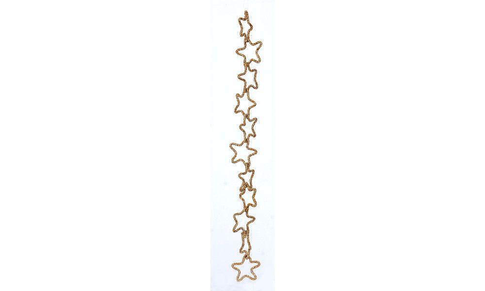 6/72-80cm Gold star garland