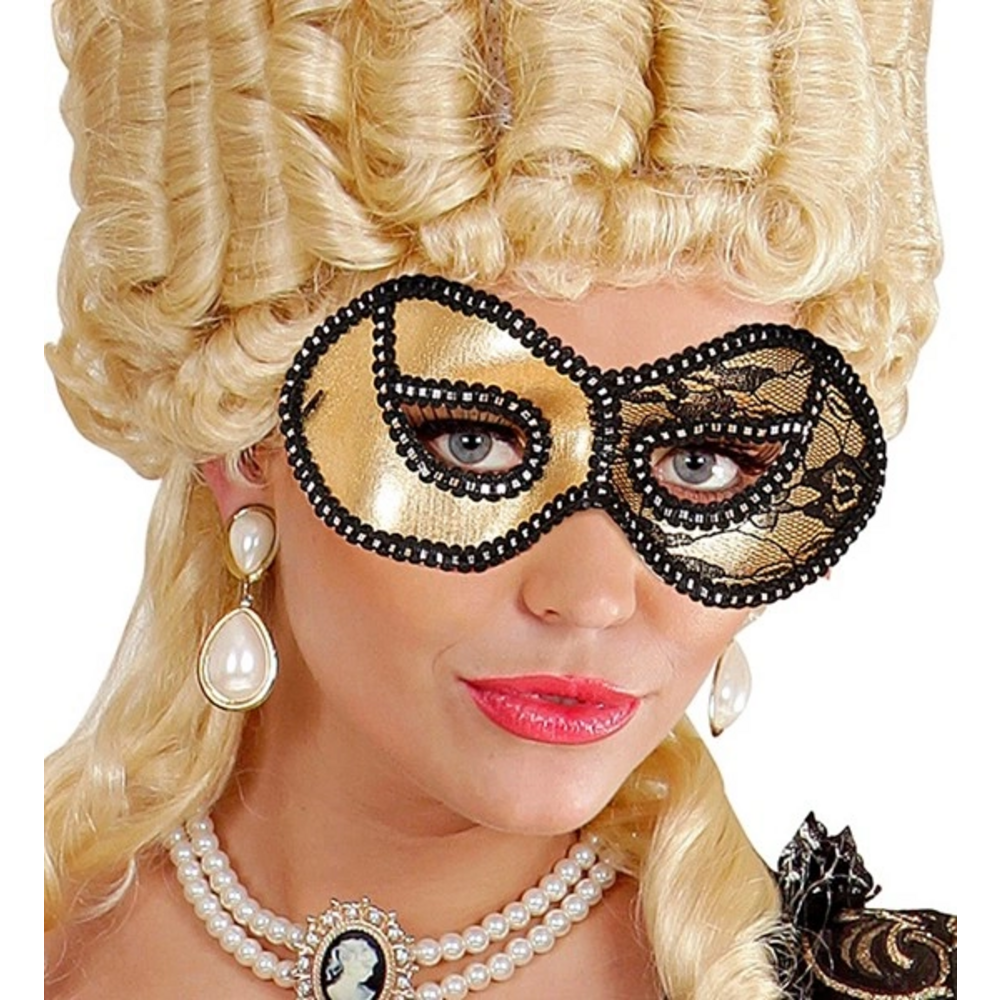 VANITY EYEMASK WITH LACE TRIM