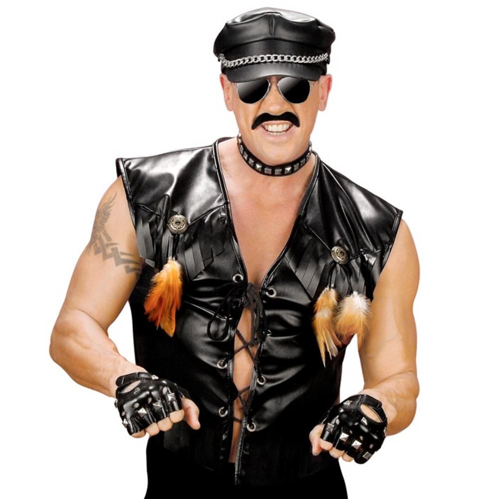 Leather look  COWBOY  (vest)