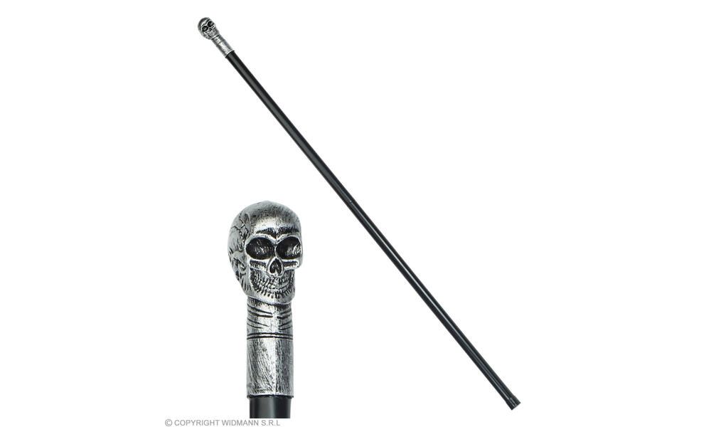 COLLAPSIBLE SKULL CANE 105 cm