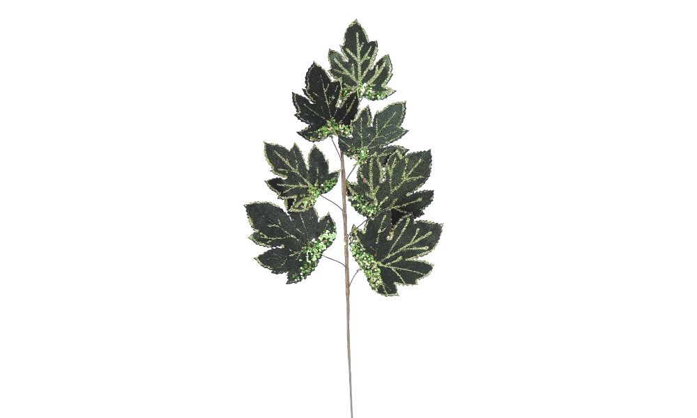 12/240-65cm Green branch w/leaves