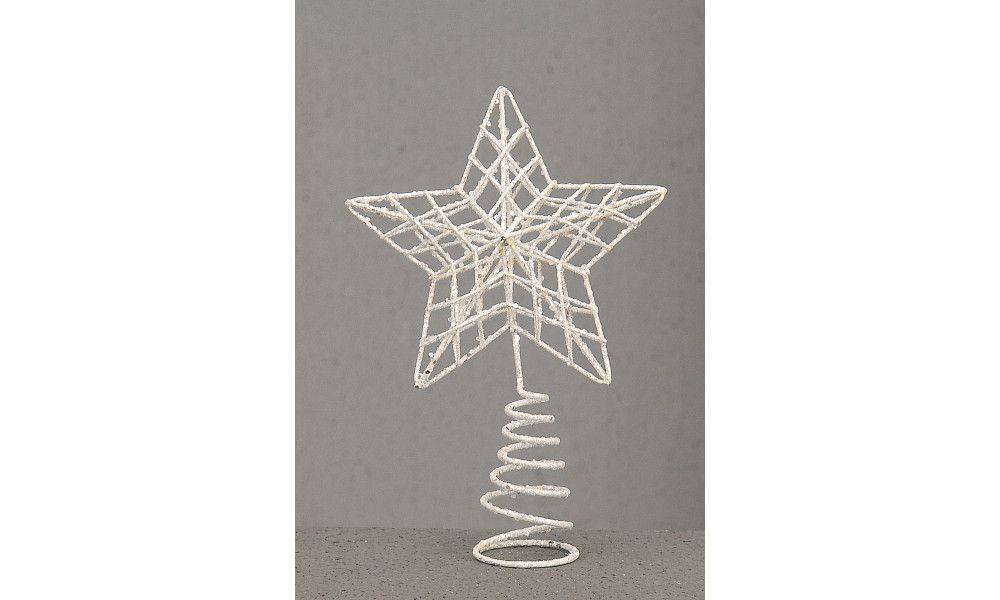 12/72-20cm white tree star top