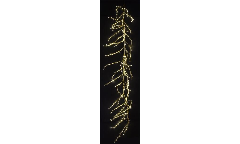 Branch light 2.5m 312Led gold wrap w/warm led