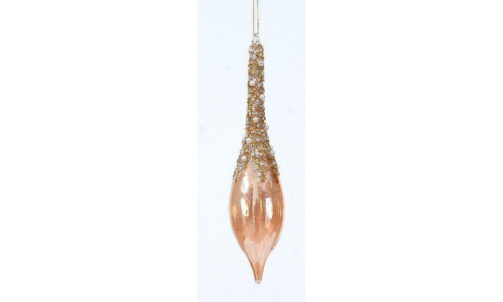 6/24-27cm Glass gold drop