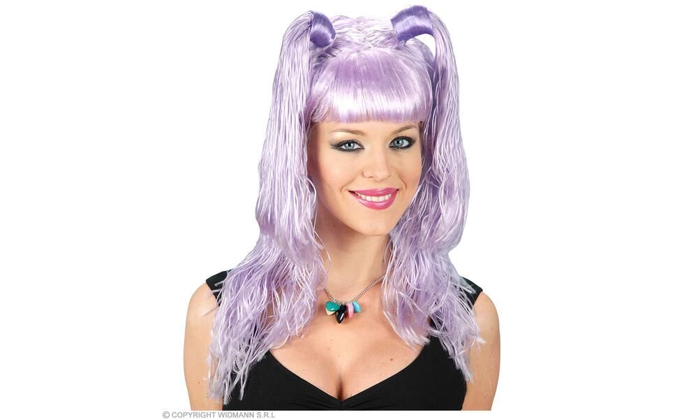 ROPPONGI WIG in polybag 6 colors ass.: pink turqu