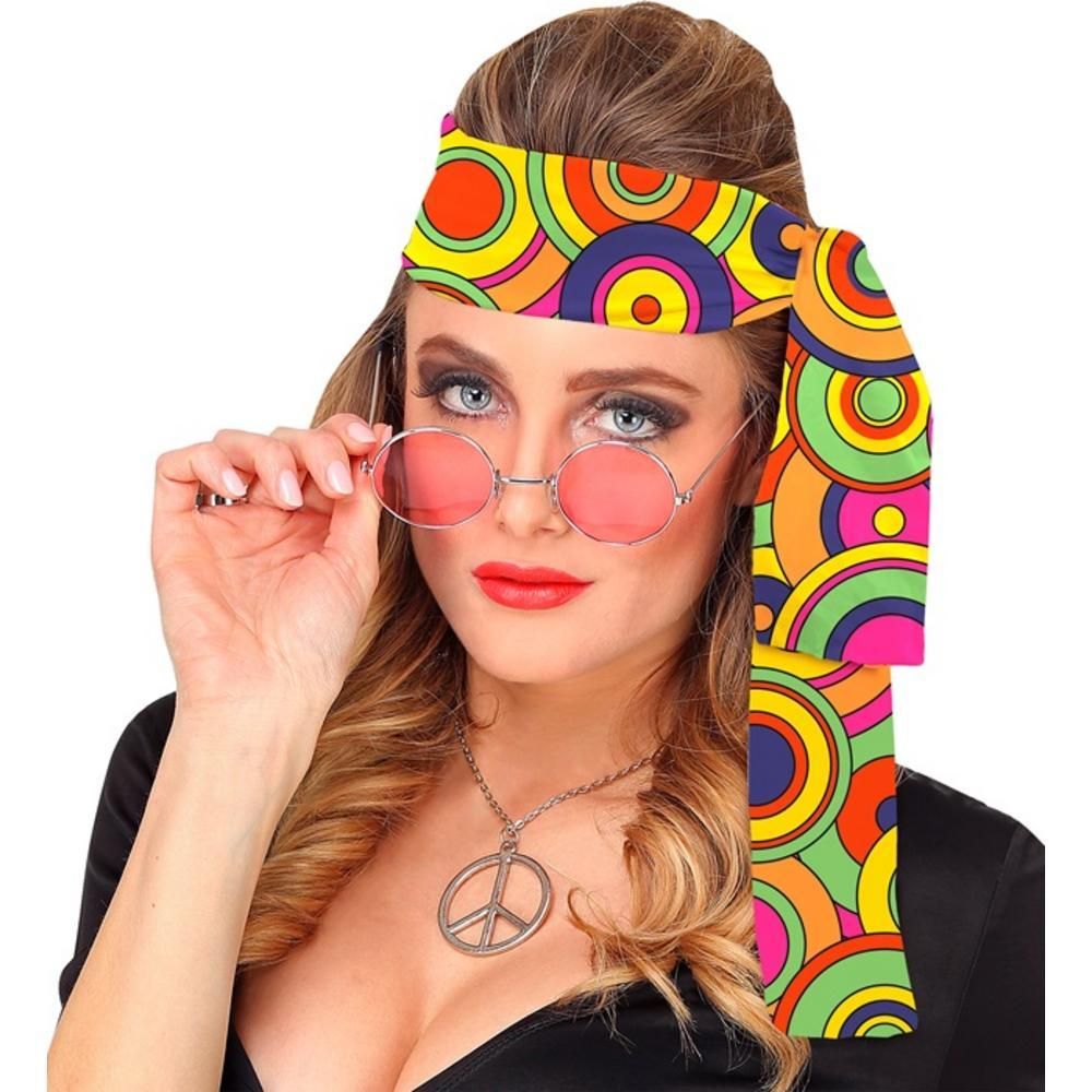 THE 70s GROOVY STYLE - yellow circles  (headband)