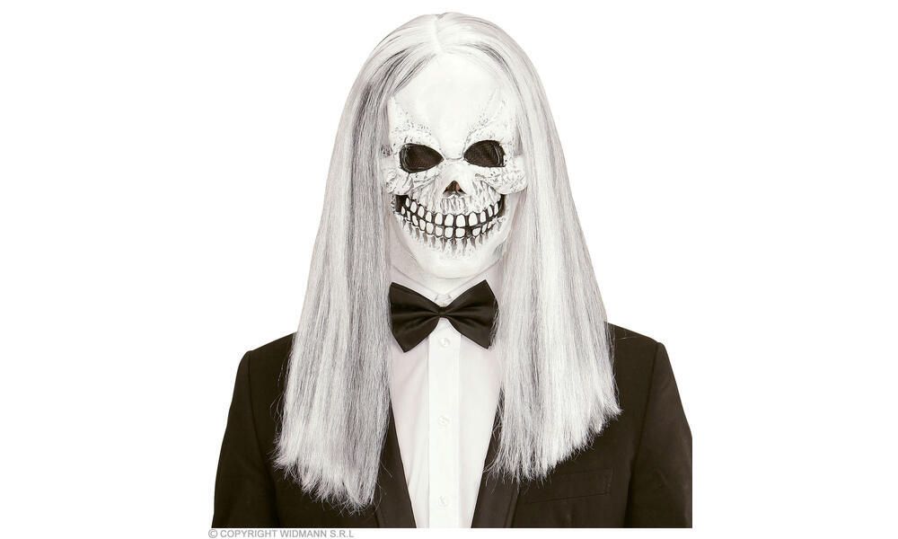 SKULL MASK WITH WIG