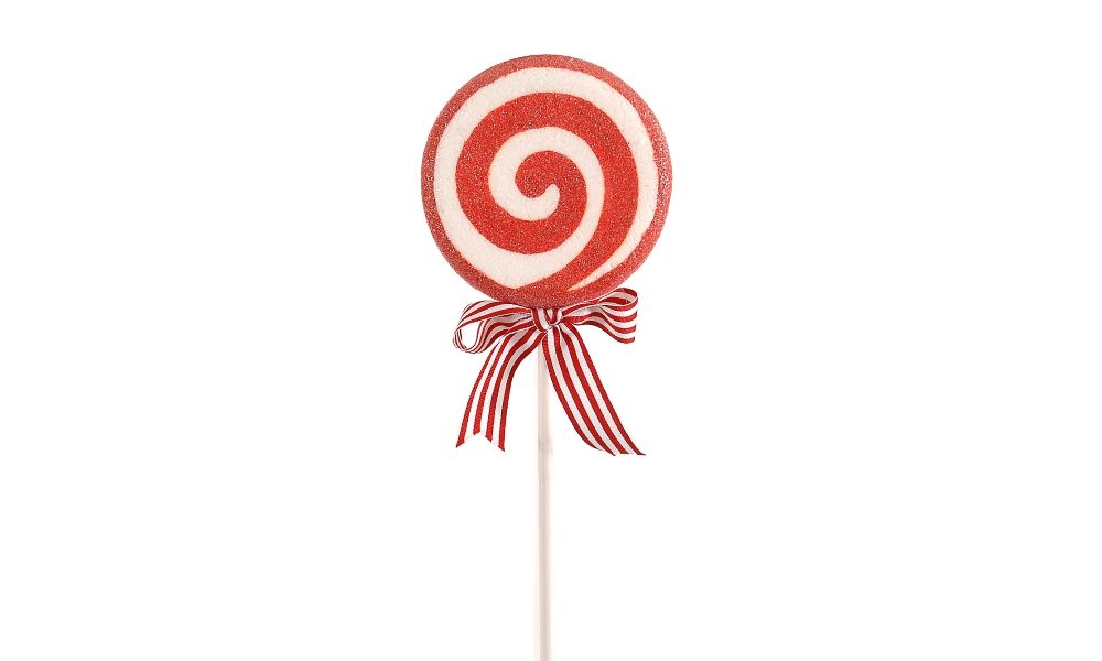 12/96-54CM Red&White round Candy Cane