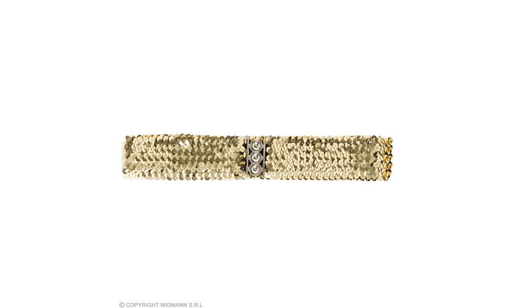 GOLD SEQUIN BELT