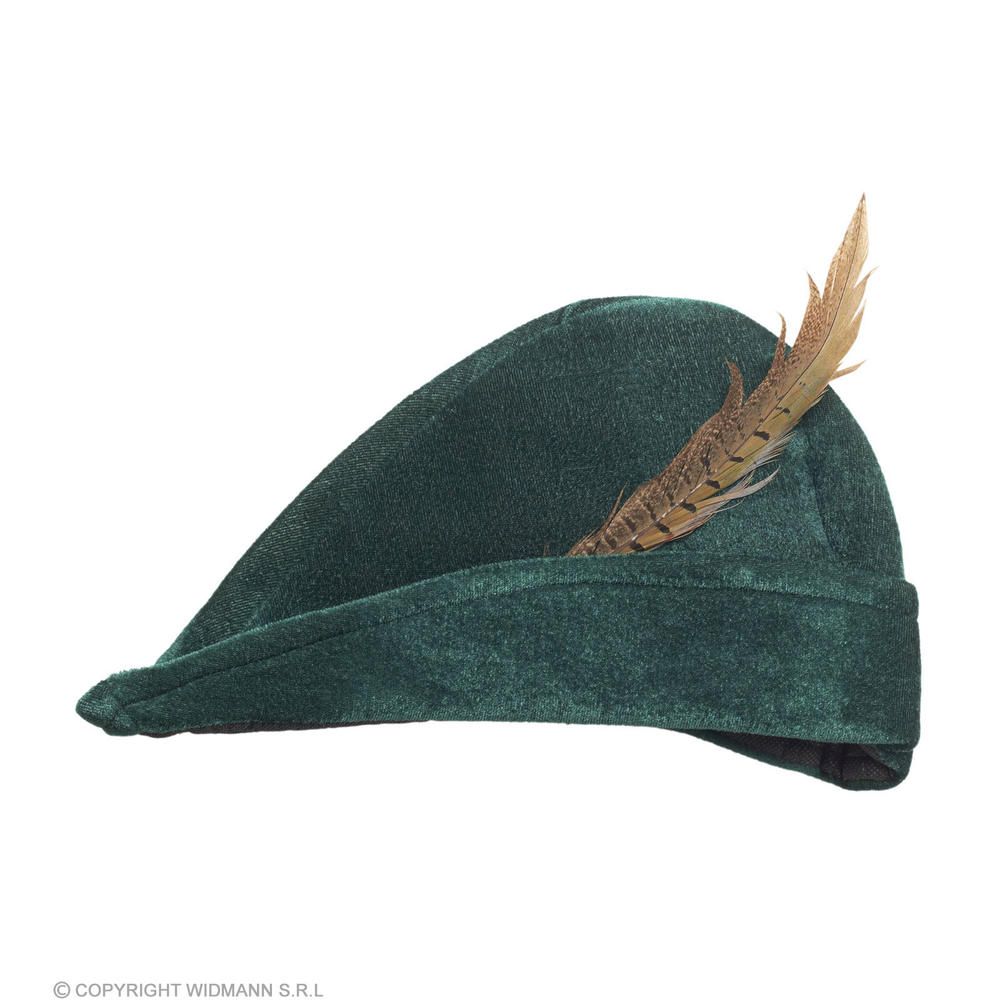 PRINCE OF THIEVES HAT WITH FEATHER