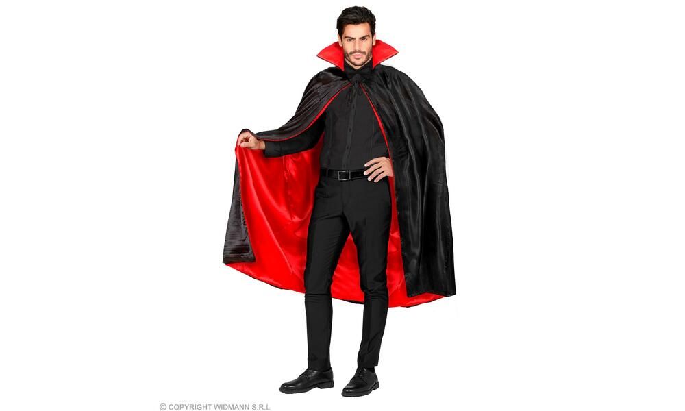 "DELUXE LINED CAPE WITH COLLAR" 135 cm