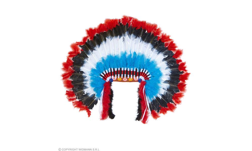 DELUXE INDIAN HEADDRESS WITH MARABOU