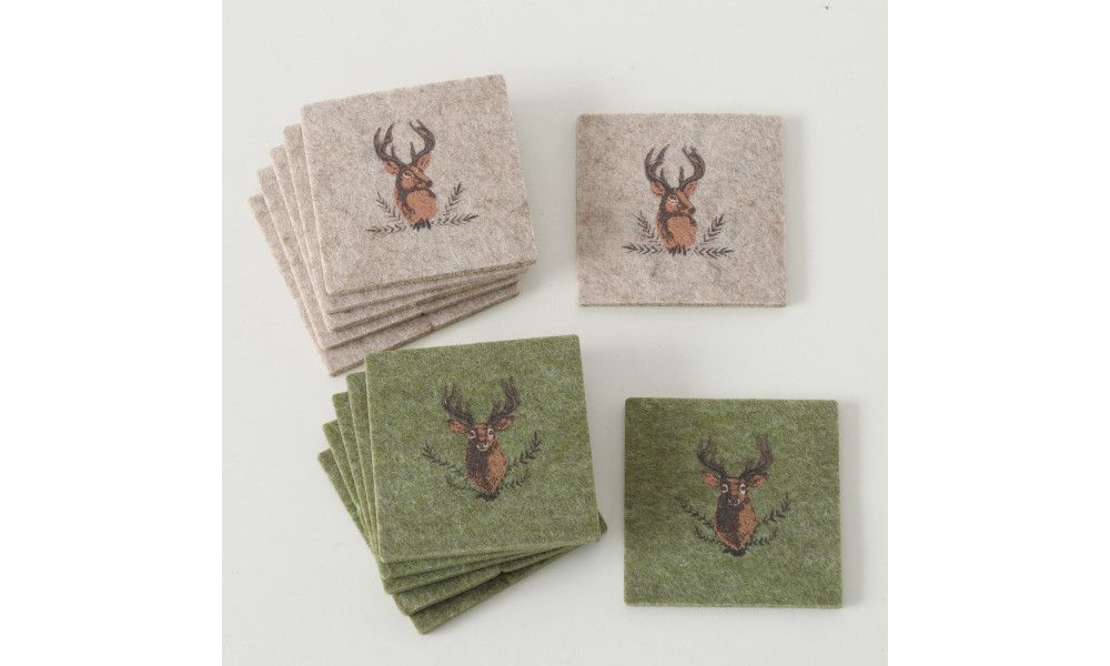 Coaster Rudolf  6 p.  W 10,00 cm