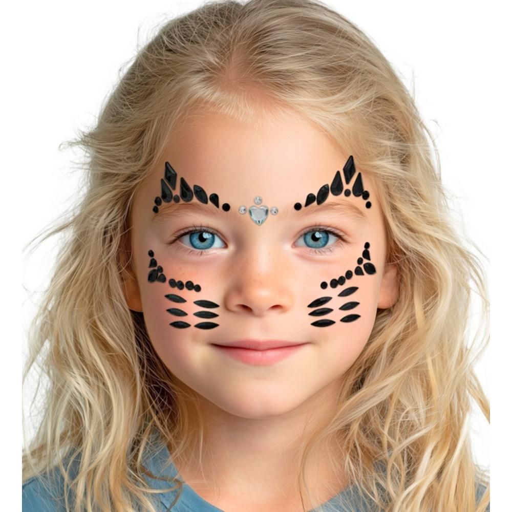 FACE JEWELS CAT