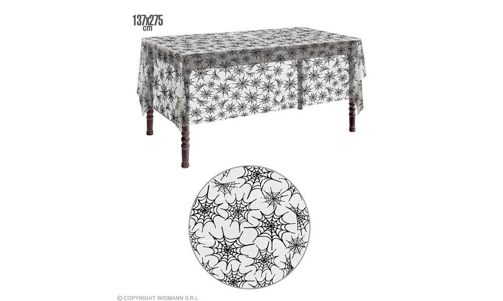 "SPIDERWEB TABLECLOTH" 137x275 cm