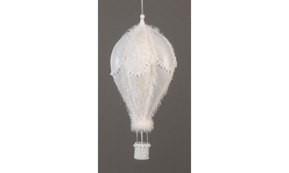 1/4 - 65cm white hanging fire balloon