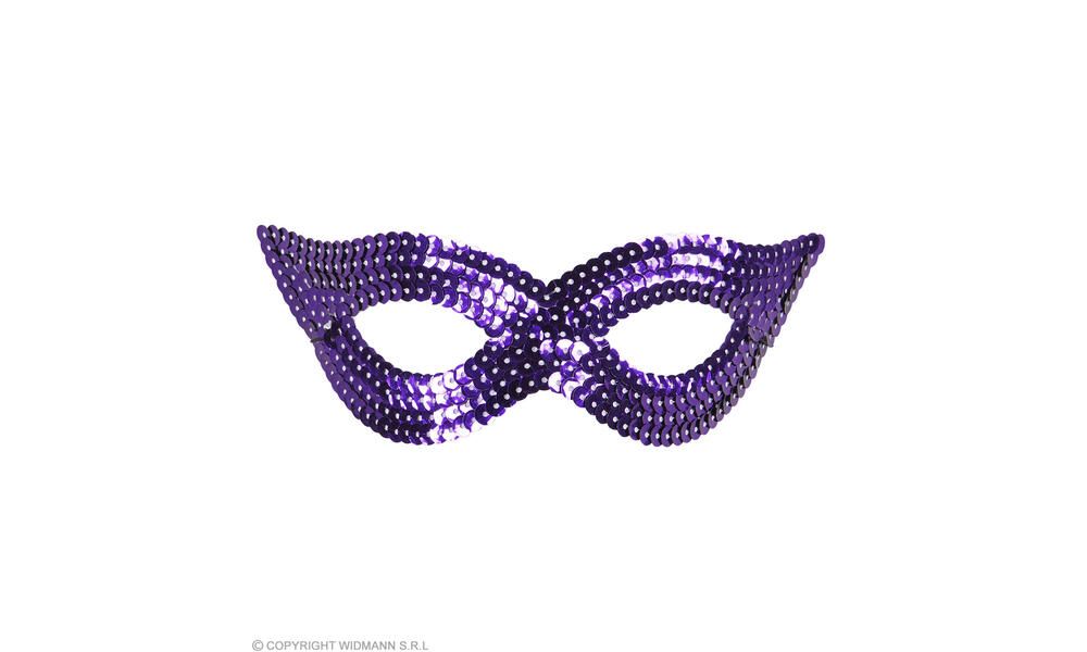 PURPLE SEQUIN EYEMASK