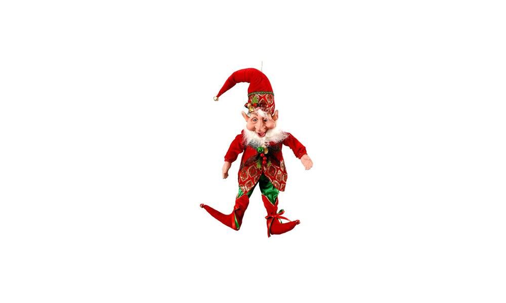 1/2-91cm green/red fat elf