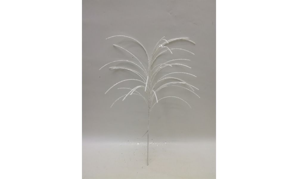 12/288-71cm White glittered branch