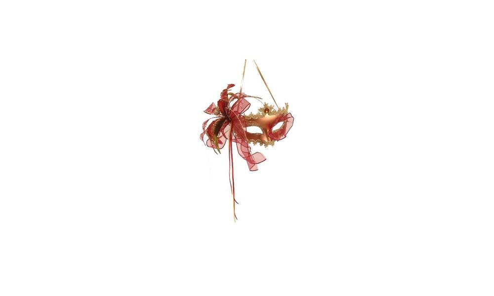 2/36- 20cm Burgundy lily half mask