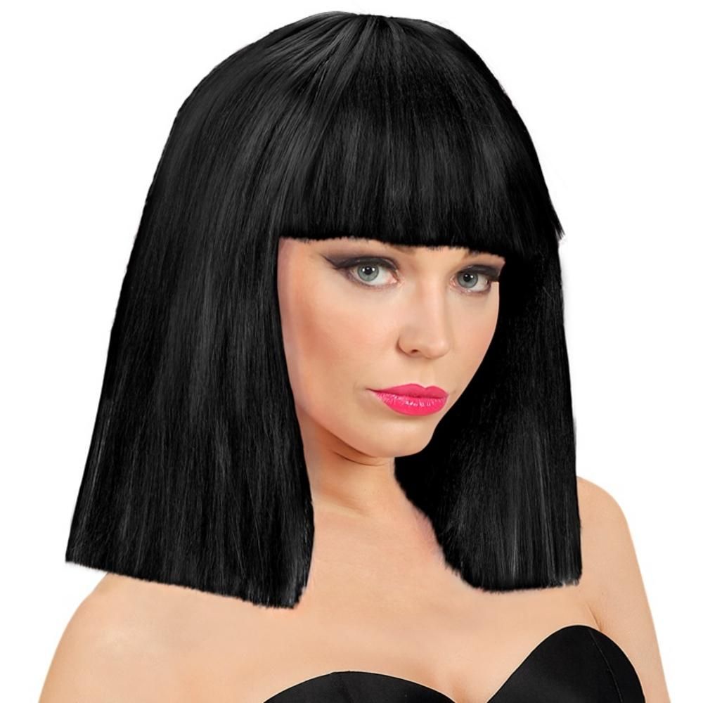 black SHOWGIRL WIG in box