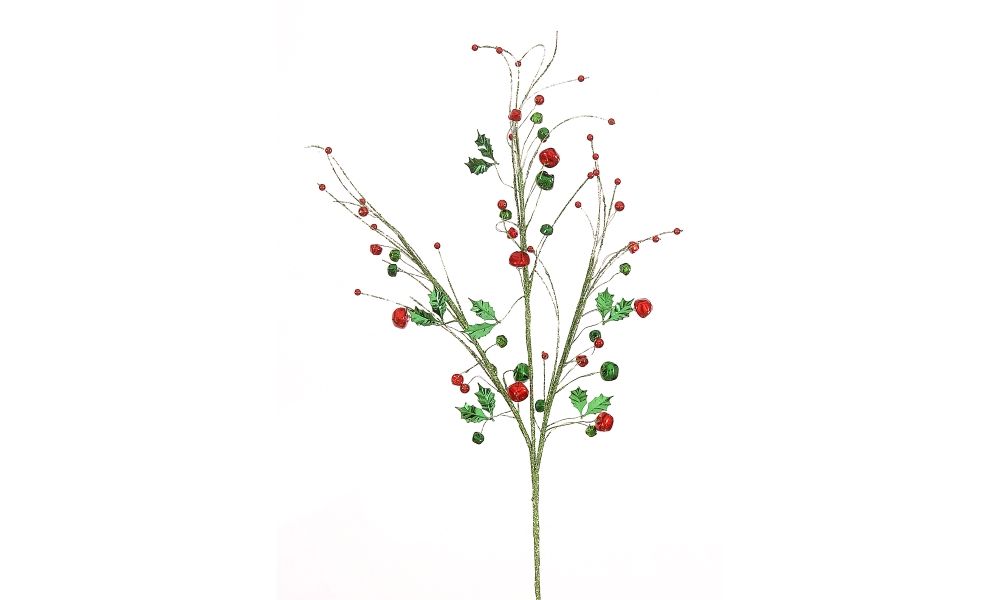 12/144 - Green Spray w/ Red&Green berries