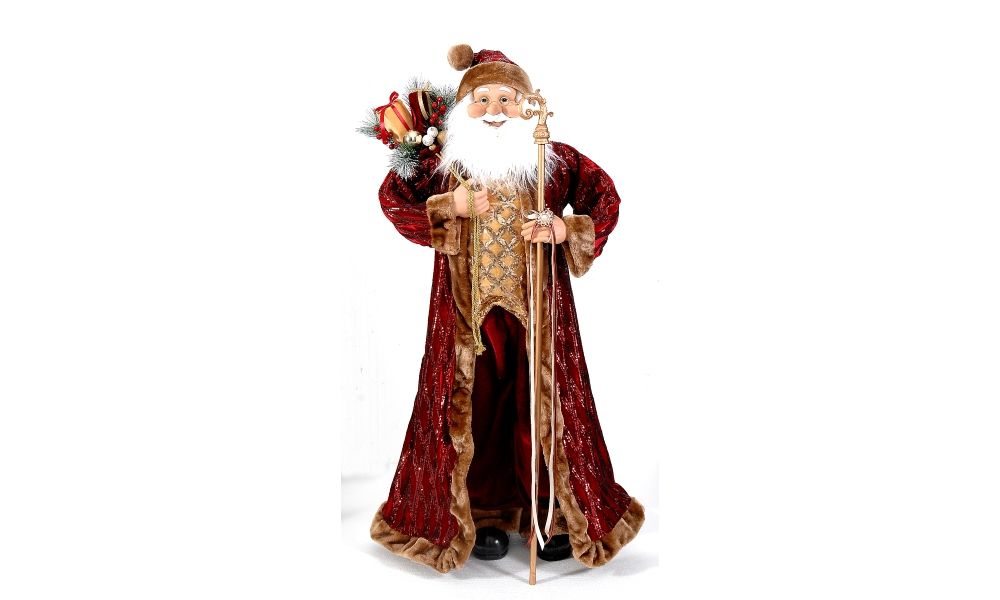 1/1-120cm Bordeaus standing Santa