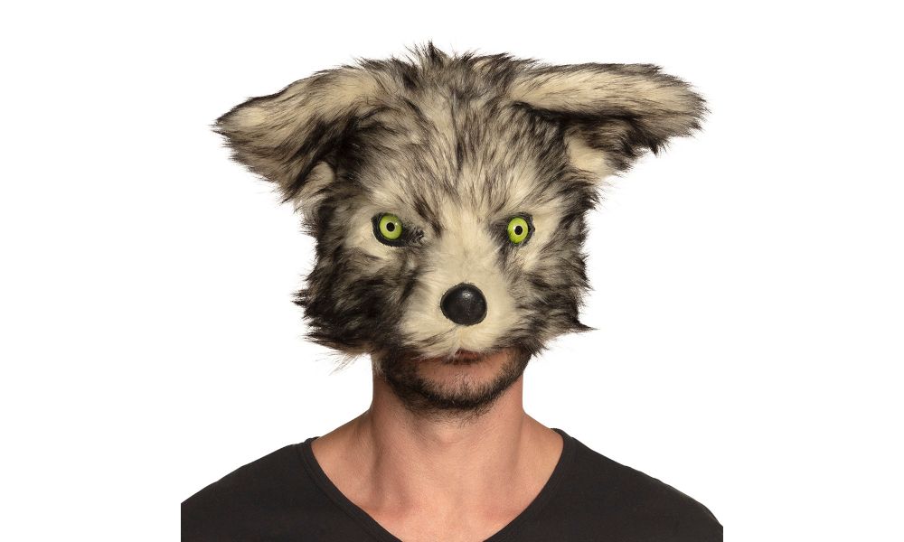 Μασκα Half Face Plush Λυκανθρωπος