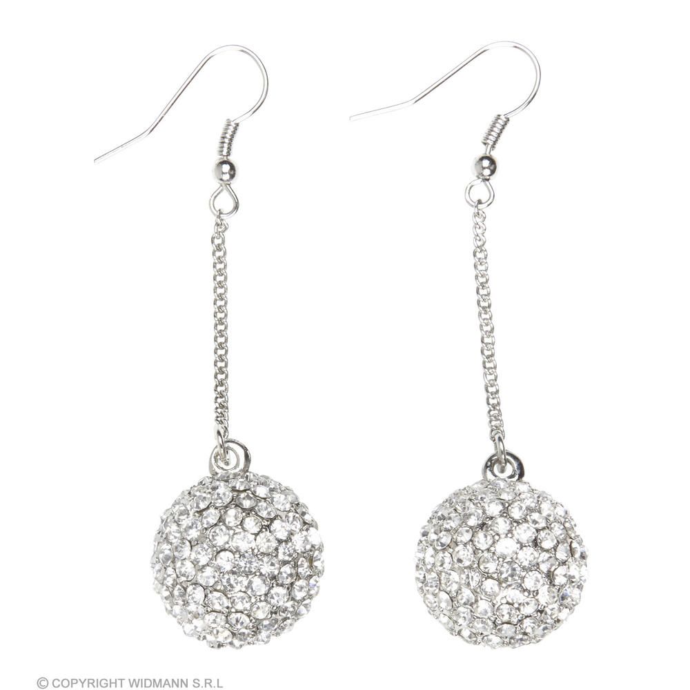 Pair of STRASS SPHERE EARRINGS