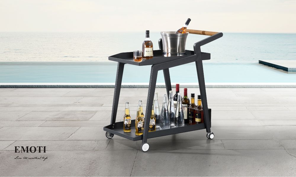 Higold Emoti Trolley Bar Charcoal