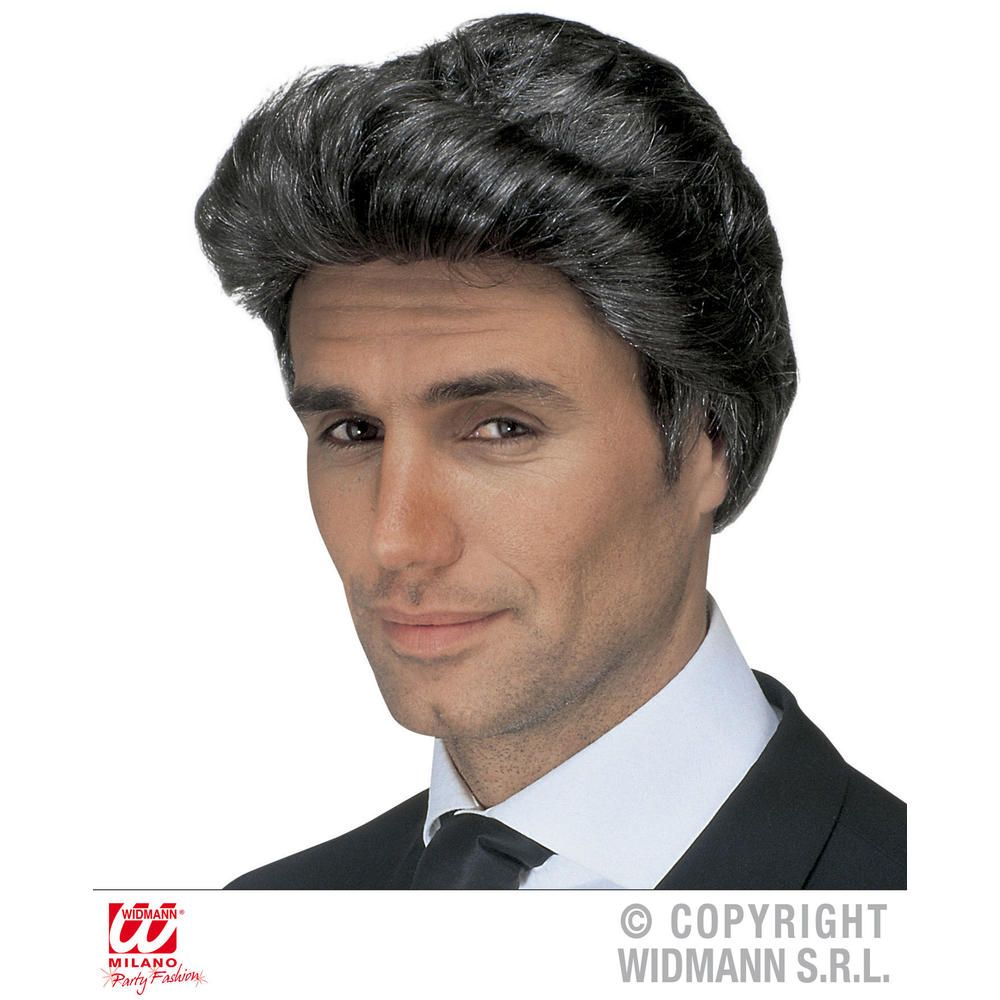 GRIZZLED LUCIANO WIG in polybag