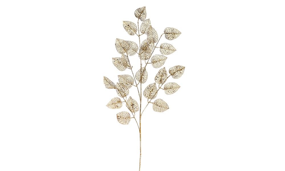 12/144-90cm Gold Branch w/leaves