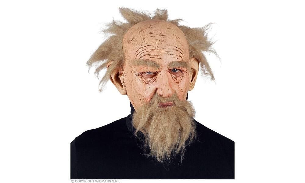 WIZARD 34 MASK WITH HAIR EYEBROWS BEARD