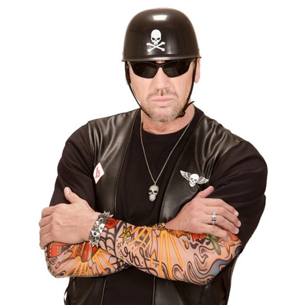 pair of natural look  EASY RIDER TATTOO SLEEVES