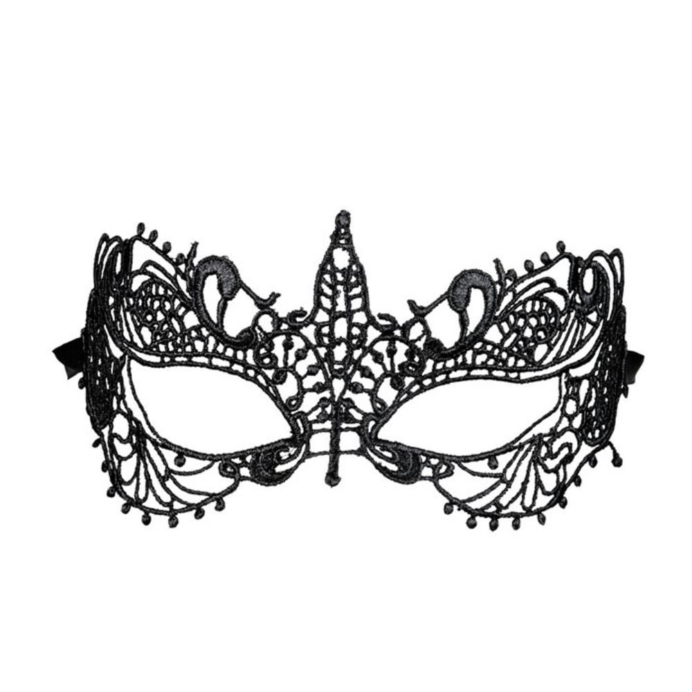 BLACK LACE EYEMASK