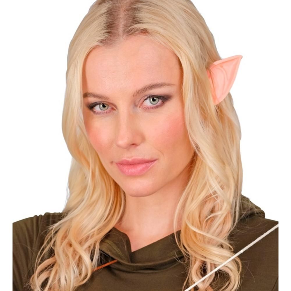 Pairs of soft latex POINTED EARS (for Elf, Fairy, Witch, Devil, etc...