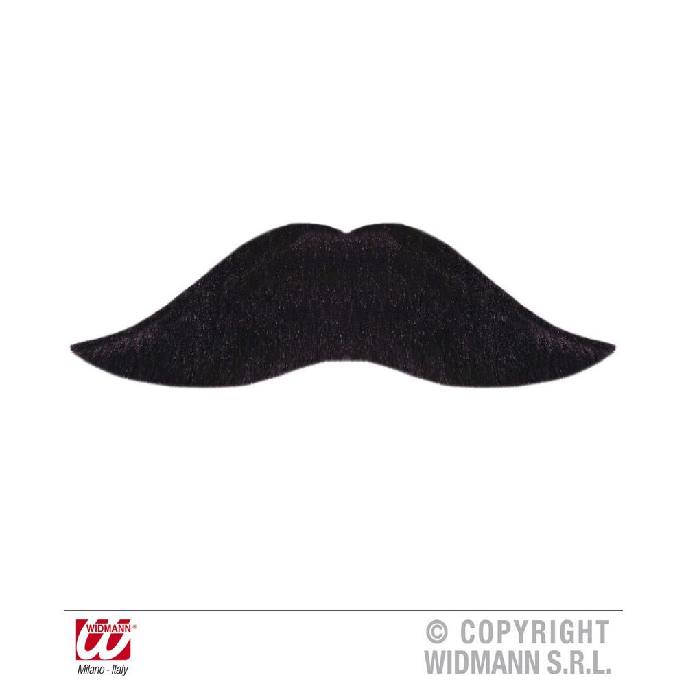 KING MOUSTACHE adhesive black