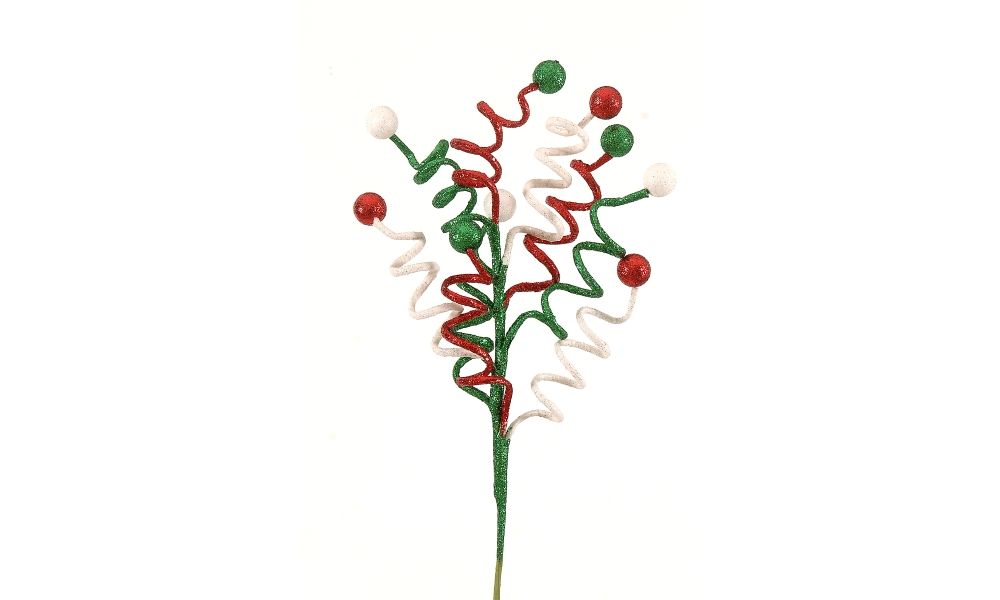 12/144 - 83CM Red&Green&White Spray