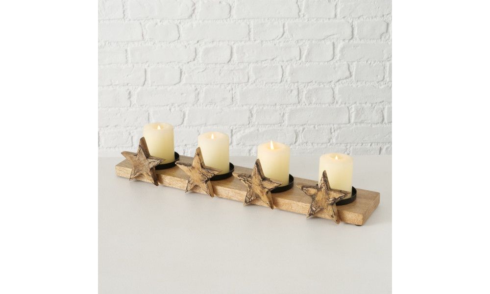 Candle holder Percha Rectangle  Star