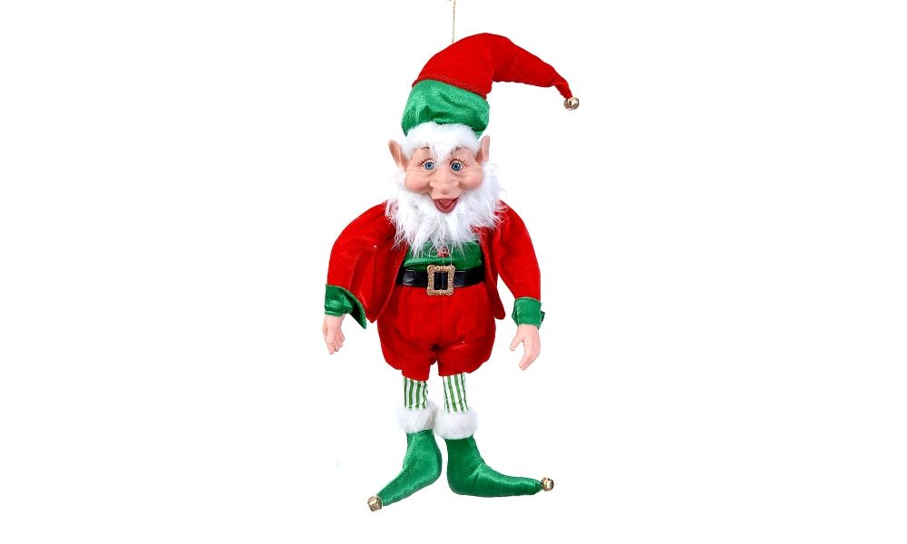 1/4-65cm Green/red fat elf