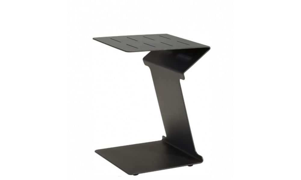 Higold Zig Zag Side Table Αλουμινίου Charcoal