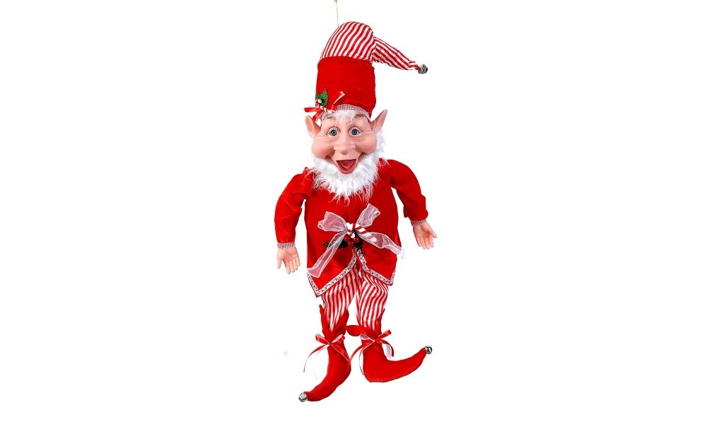 1/2-90cm Red/white fat elf