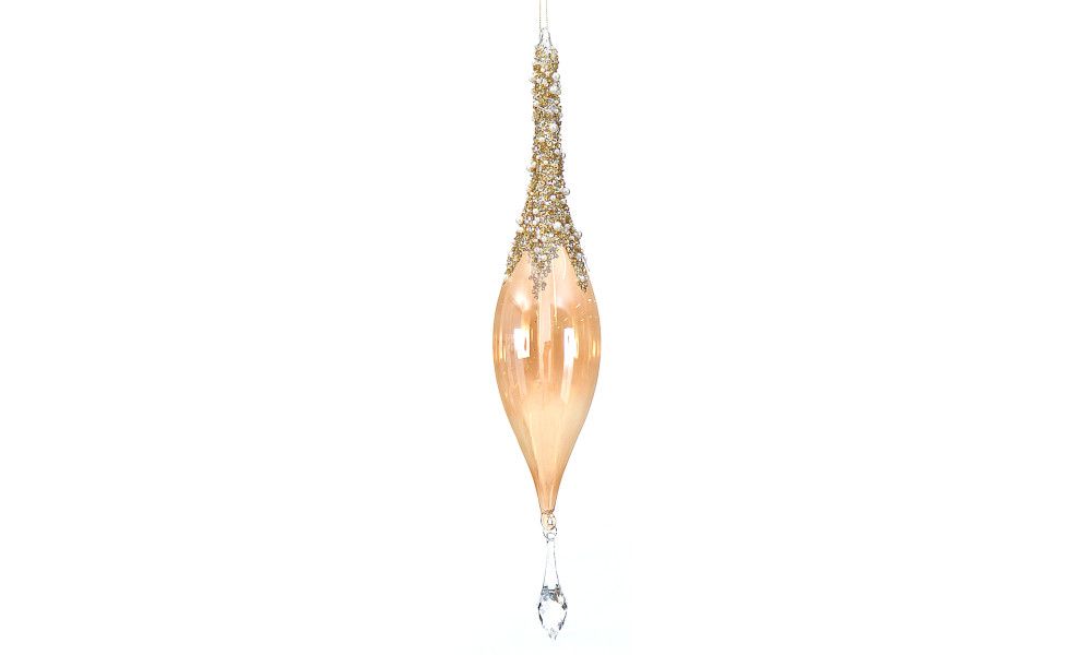 6/24-35cm Glass gold drop