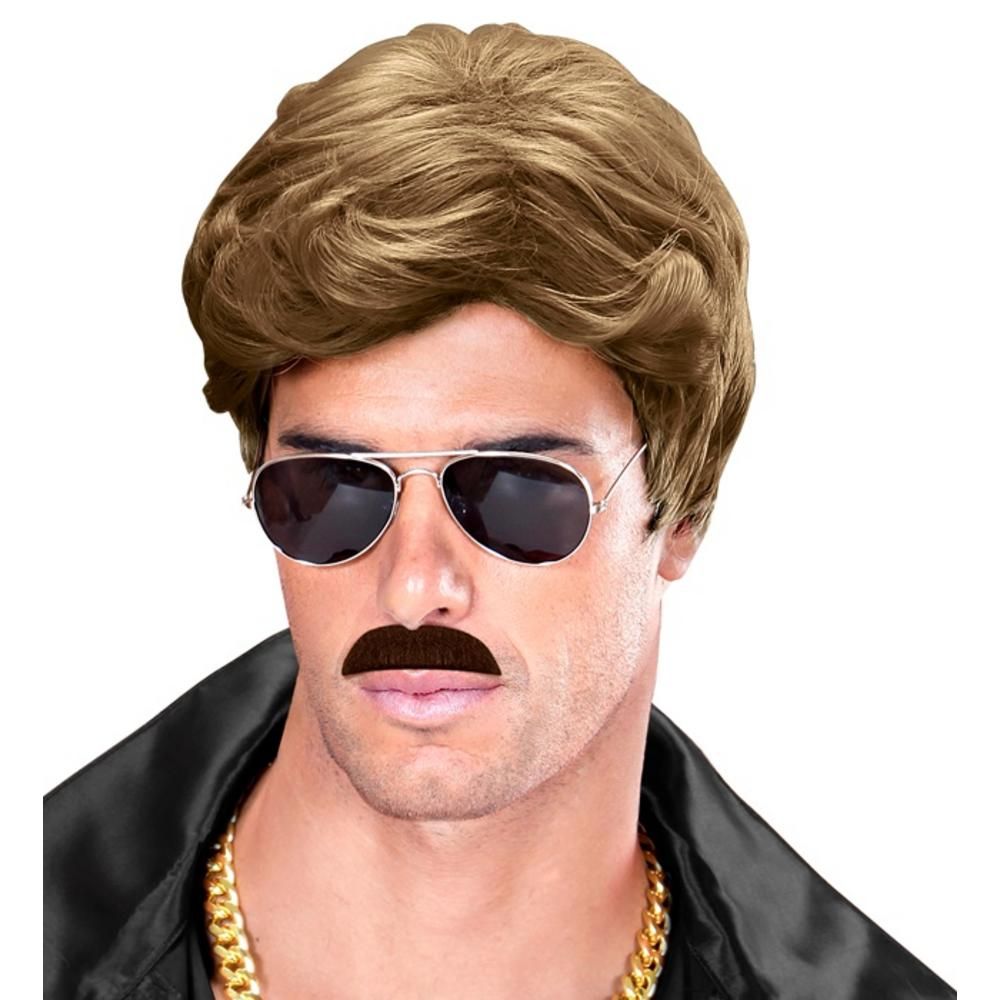 BROWN MOUSTACHE adhesive - 6 styles ass.