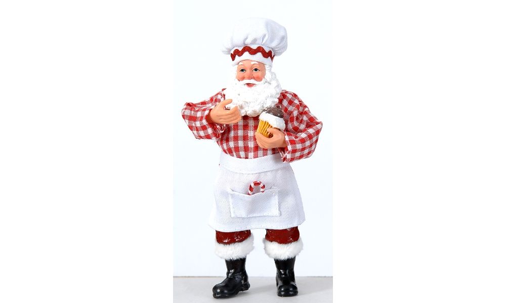 6/36-20cm Santa w/cupcake