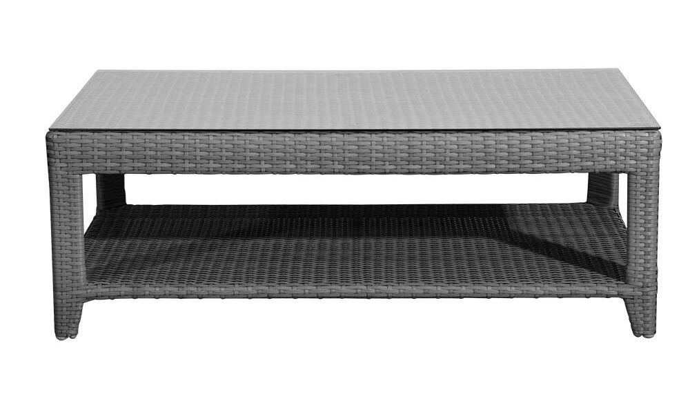 Rattan Βοηθητικό Τραπεζάκι (Coffee Table) 130 x 65 x 42(h)cm