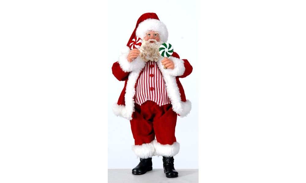 3/12-28cm Santa holding candy