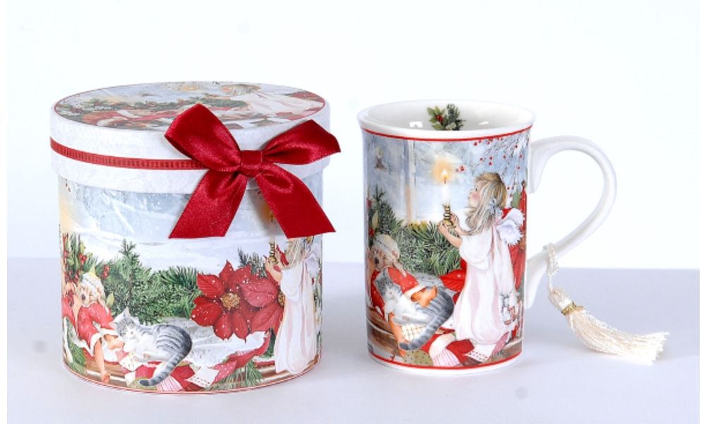 6/36-12,3cm Straight mug in gift box