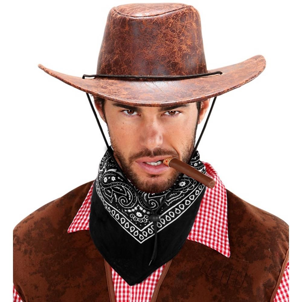 BLACK BANDANA  55x55 cm - 100% cotton